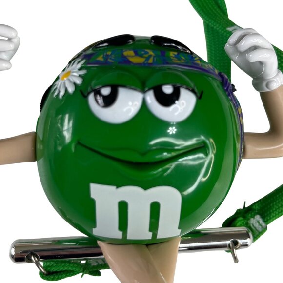 VTG M&M Groovy Green Radio Swing Lanyard Headphones New Old Stock - Picture 5 of 15